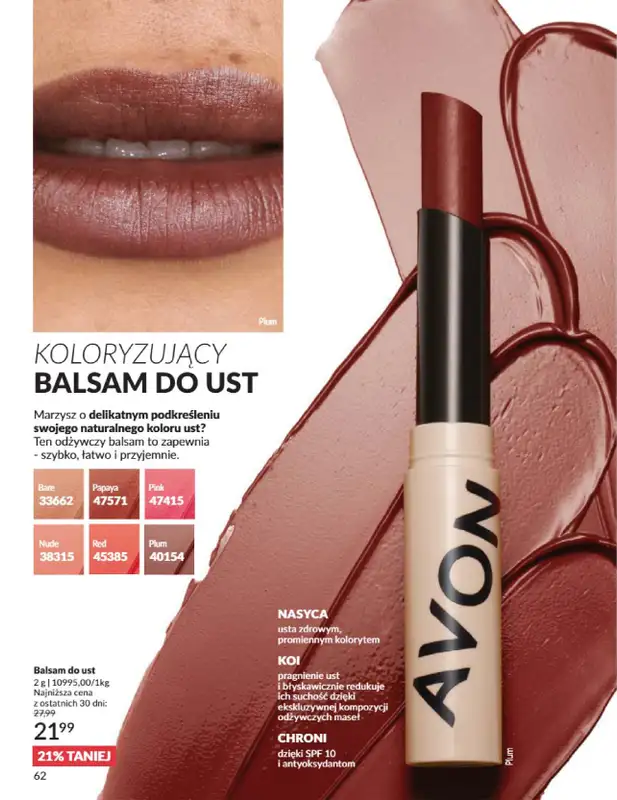 AVON - gazetka promocyjna Katalog Wrzesień 2025 od wtorku 02.09 do wtorku 30.09 - strona 62