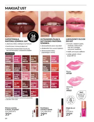 AVON - gazetka promocyjna Katalog Wrzesień 2025 od wtorku 02.09 do wtorku 30.09 - strona 64