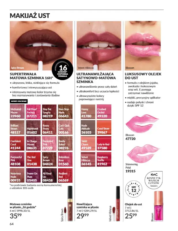 AVON - gazetka promocyjna Katalog Wrzesień 2025 od wtorku 02.09 do wtorku 30.09 - strona 64