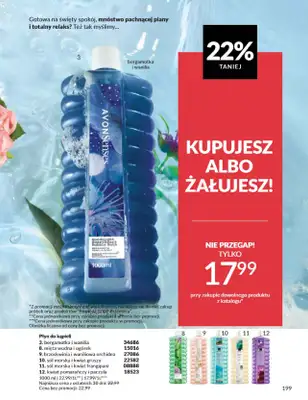 AVON - gazetka promocyjna Katalog Wrzesień 2025 od wtorku 02.09 do wtorku 30.09 - strona 199
