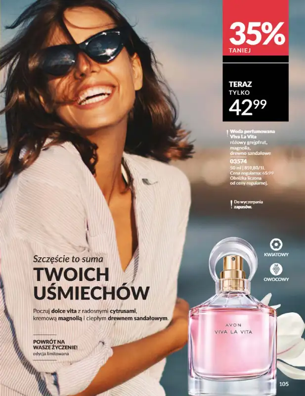 AVON - gazetka promocyjna Katalog Wrzesień 2025 od wtorku 02.09 do wtorku 30.09 - strona 105