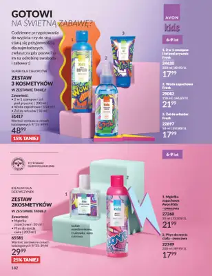 AVON - gazetka promocyjna Katalog Wrzesień 2025 od wtorku 02.09 do wtorku 30.09 - strona 182