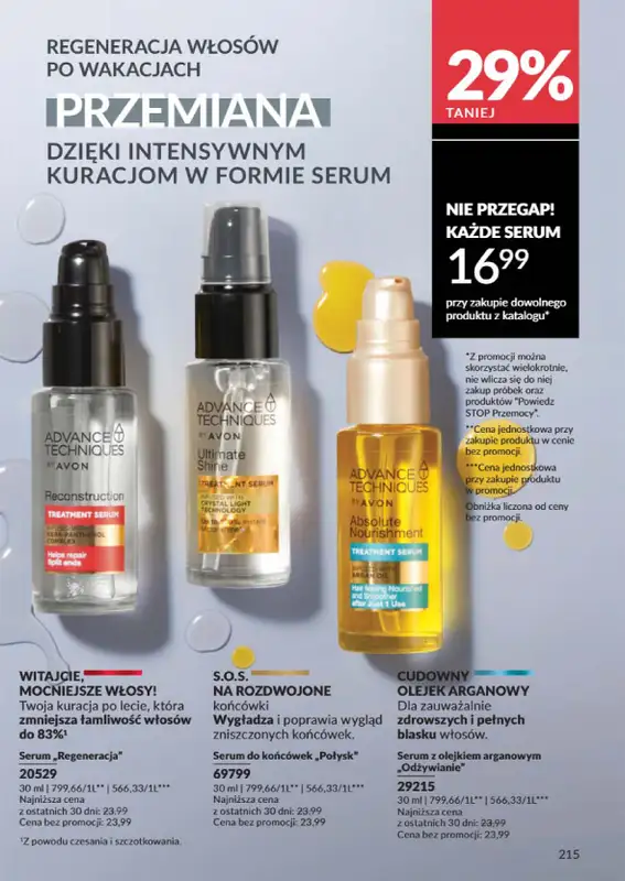 AVON - gazetka promocyjna Katalog Wrzesień 2025 od wtorku 02.09 do wtorku 30.09 - strona 215