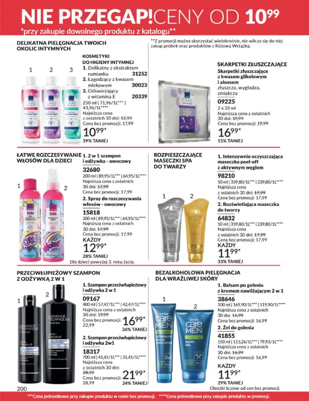 AVON - gazetka promocyjna Katalog Wrzesień 2025 od wtorku 02.09 do wtorku 30.09 - strona 200
