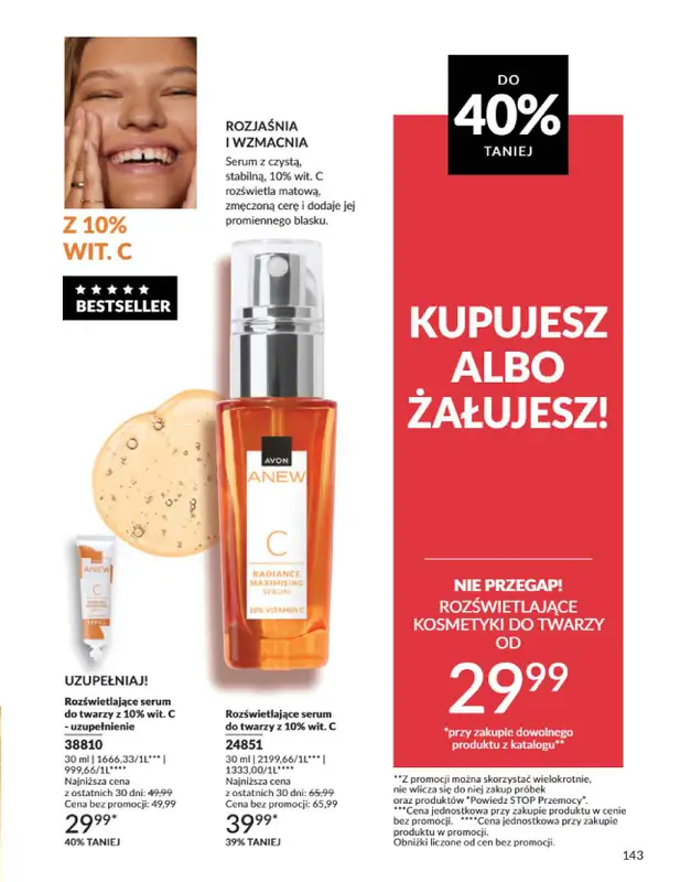 AVON - gazetka promocyjna Katalog Wrzesień 2025 od wtorku 02.09 do wtorku 30.09 - strona 143