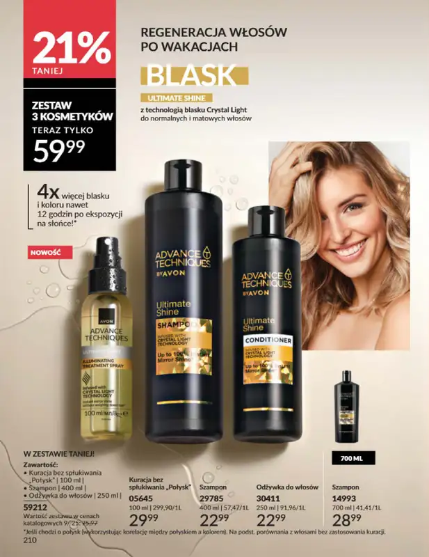 AVON - gazetka promocyjna Katalog Wrzesień 2025 od wtorku 02.09 do wtorku 30.09 - strona 210