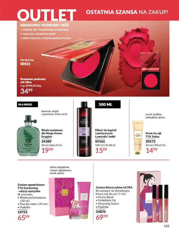 AVON - gazetka promocyjna Katalog Wrzesień 2025 od wtorku 02.09 do wtorku 30.09 - strona 165