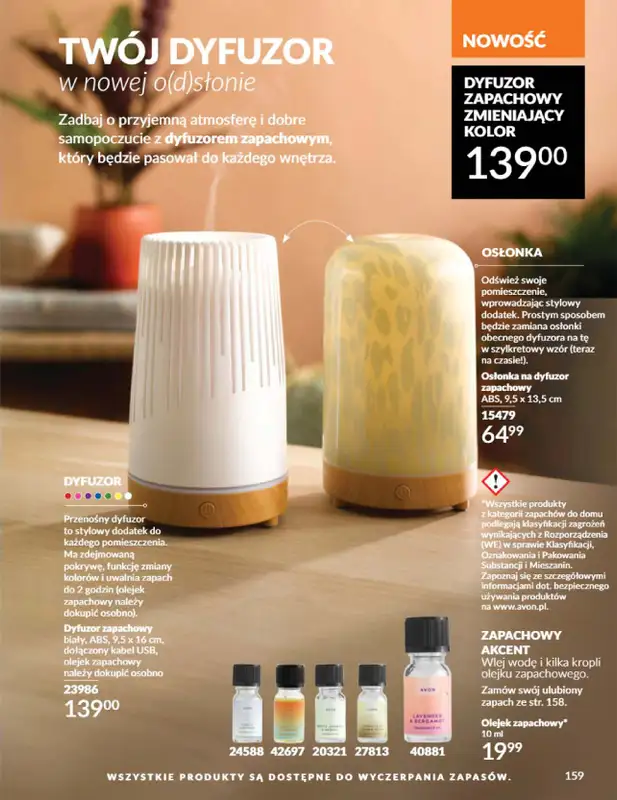 AVON - gazetka promocyjna Katalog Wrzesień 2025 od wtorku 02.09 do wtorku 30.09 - strona 159