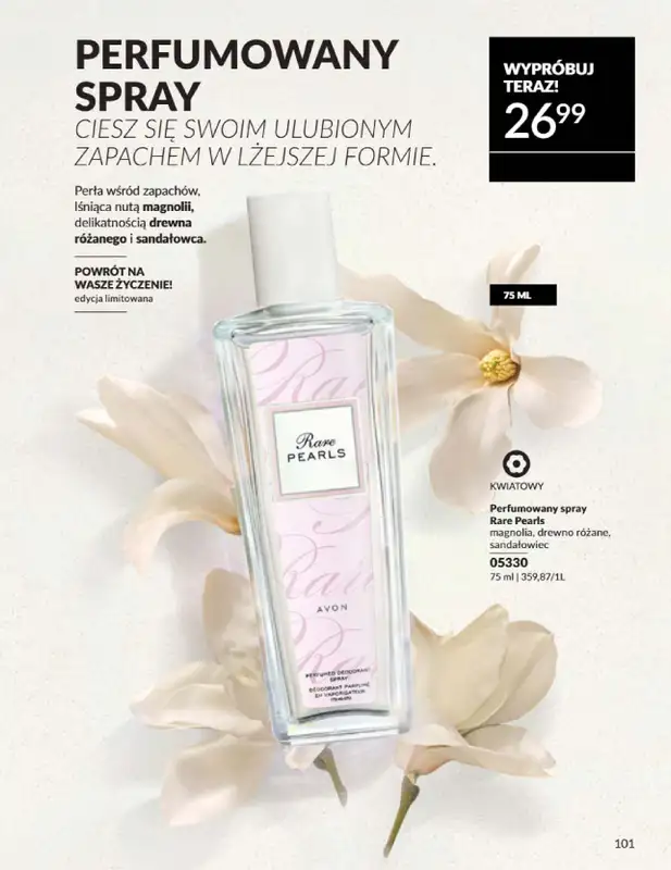 AVON - gazetka promocyjna Katalog Wrzesień 2025 od wtorku 02.09 do wtorku 30.09 - strona 101