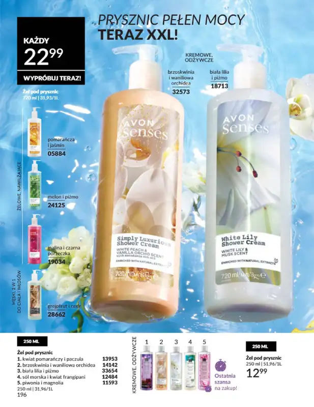 AVON - gazetka promocyjna Katalog Wrzesień 2025 od wtorku 02.09 do wtorku 30.09 - strona 196