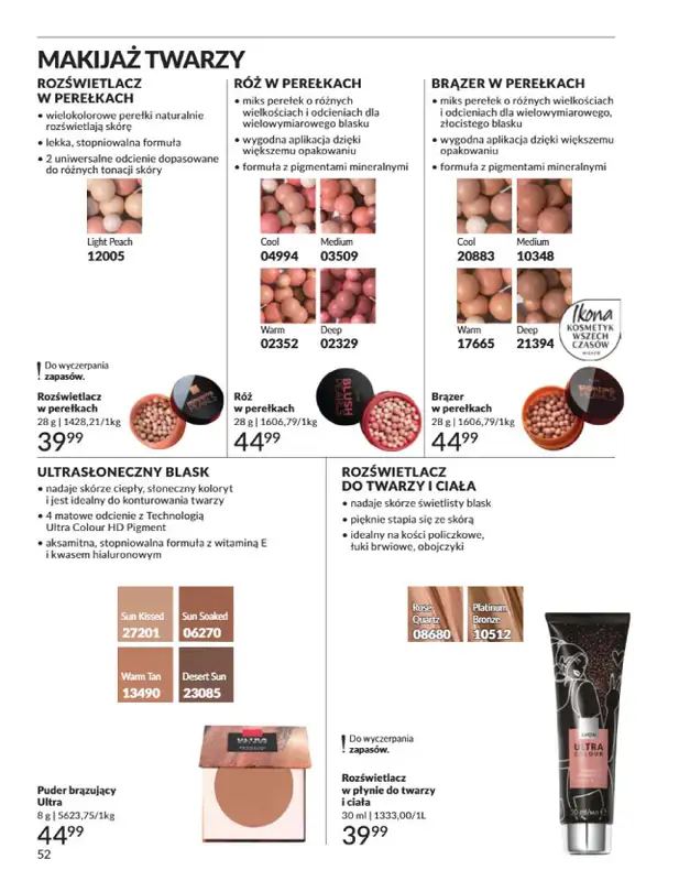 AVON - gazetka promocyjna Katalog Wrzesień 2025 od wtorku 02.09 do wtorku 30.09 - strona 52