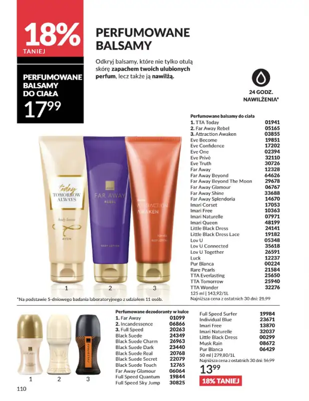 AVON - gazetka promocyjna Katalog Wrzesień 2025 od wtorku 02.09 do wtorku 30.09 - strona 110