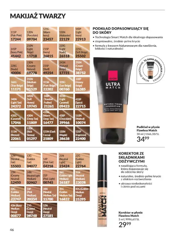 AVON - gazetka promocyjna Katalog Wrzesień 2025 od wtorku 02.09 do wtorku 30.09 - strona 46