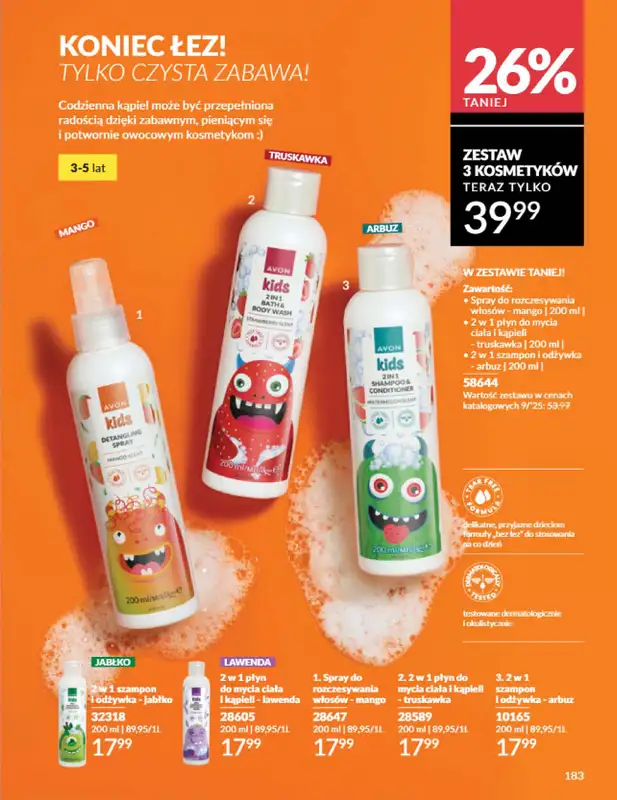 AVON - gazetka promocyjna Katalog Wrzesień 2025 od wtorku 02.09 do wtorku 30.09 - strona 183