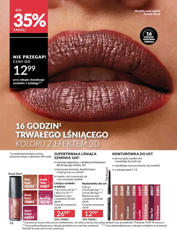 AVON - gazetka promocyjna Katalog Wrzesień 2025 od wtorku 02.09 do wtorku 30.09 - strona 56