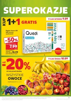 Kaufland - gazetka promocyjna Oferta Kaufland od czwartku 04.09 do środy 10.09 - strona 55 Kaufland - gazetka promocyjna Oferta Kaufland od czwartku 04.09 do środy 10.09 - strona 55