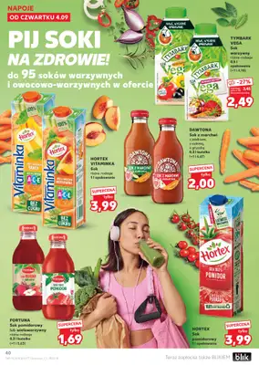 Kaufland - gazetka promocyjna Oferta Kaufland od czwartku 04.09 do środy 10.09 - strona 40 Kaufland - gazetka promocyjna Oferta Kaufland od czwartku 04.09 do środy 10.09 - strona 40