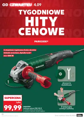 Kaufland - gazetka promocyjna Oferta Kaufland od czwartku 04.09 do środy 10.09 - strona 52 Kaufland - gazetka promocyjna Oferta Kaufland od czwartku 04.09 do środy 10.09 - strona 52