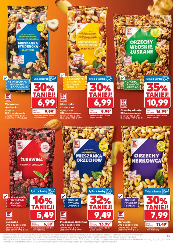 Kaufland - gazetka promocyjna Oferta Kaufland od czwartku 04.09 do środy 10.09 - strona 13