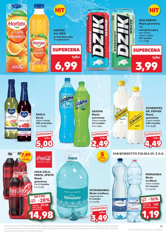 Kaufland - gazetka promocyjna Oferta Kaufland od czwartku 04.09 do środy 10.09 - strona 41