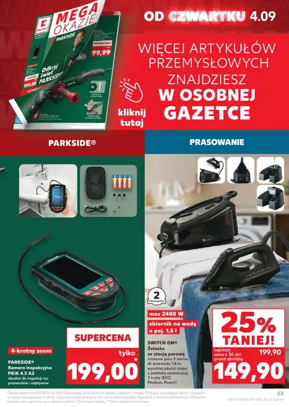 Kaufland - gazetka promocyjna Oferta Kaufland od czwartku 04.09 do środy 10.09 - strona 53