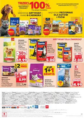 Kaufland - gazetka promocyjna Oferta Kaufland od czwartku 04.09 do środy 10.09 - strona 51 Kaufland - gazetka promocyjna Oferta Kaufland od czwartku 04.09 do środy 10.09 - strona 51