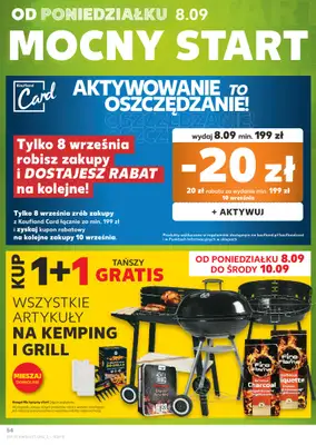 Kaufland - gazetka promocyjna Oferta Kaufland od czwartku 04.09 do środy 10.09 - strona 54 Kaufland - gazetka promocyjna Oferta Kaufland od czwartku 04.09 do środy 10.09 - strona 54
