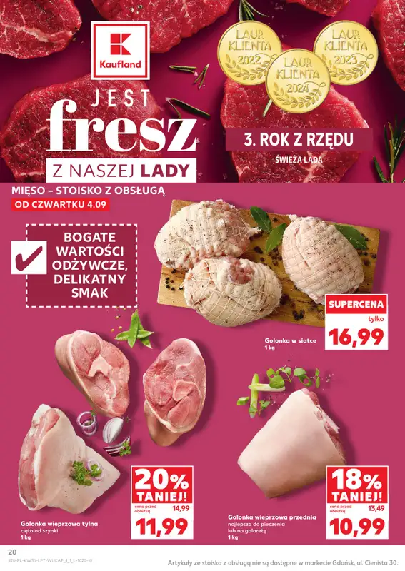 Kaufland - gazetka promocyjna Oferta Kaufland od czwartku 04.09 do środy 10.09 - strona 20