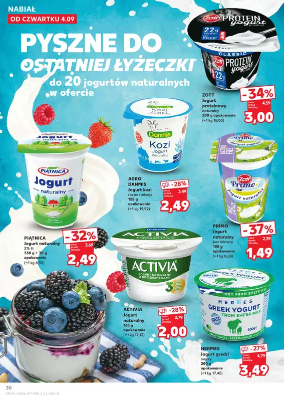 Kaufland - gazetka promocyjna Oferta Kaufland od czwartku 04.09 do środy 10.09 - strona 30