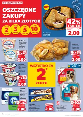 Kaufland - gazetka promocyjna Oferta Kaufland od czwartku 04.09 do środy 10.09 - strona 4 Kaufland - gazetka promocyjna Oferta Kaufland od czwartku 04.09 do środy 10.09 - strona 4
