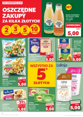 Kaufland - gazetka promocyjna Oferta Kaufland od czwartku 04.09 do środy 10.09 - strona 6 Kaufland - gazetka promocyjna Oferta Kaufland od czwartku 04.09 do środy 10.09 - strona 6