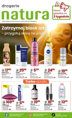 Drogerie Natura - gazetka promocyjna Gazetka od środy 03.09 do piątku 19.09