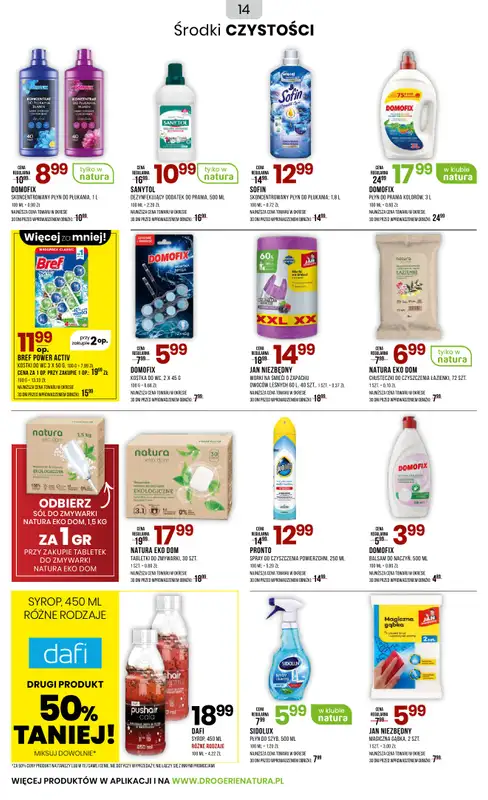 Drogerie Natura - gazetka promocyjna Gazetka od środy 03.09 do piątku 19.09 - strona 14