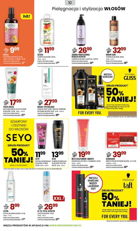 Drogerie Natura - gazetka promocyjna Gazetka od środy 03.09 do piątku 19.09 - strona 10