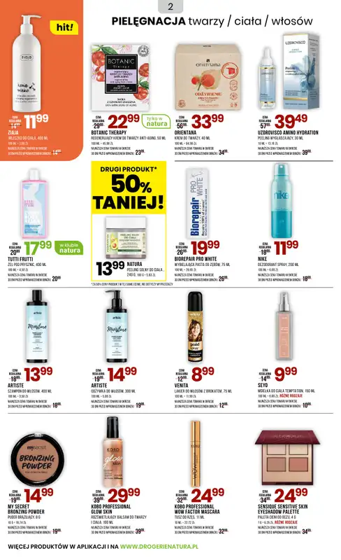 Drogerie Natura - gazetka promocyjna Gazetka od środy 03.09 do piątku 19.09 - strona 2