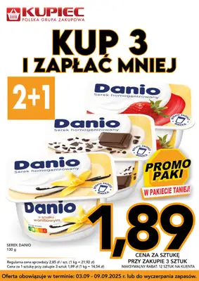 Kupiec - gazetka promocyjna Promopaki od środy 03.09 do wtorku 09.09 - strona 5