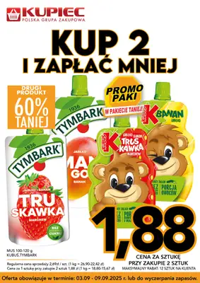 Kupiec - gazetka promocyjna Promopaki od środy 03.09 do wtorku 09.09 - strona 3