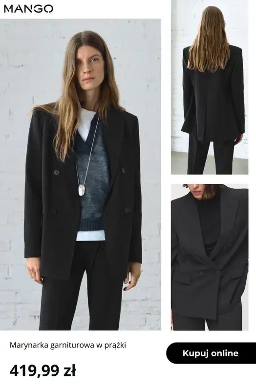 Mango - gazetka promocyjna Damskie stylizacje biurowe od środy 03.09  - strona 10