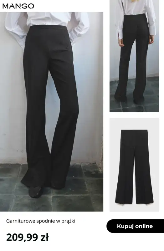 Mango - gazetka promocyjna Damskie stylizacje biurowe od środy 03.09  - strona 7