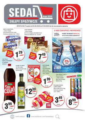 Sedal - gazetka promocyjna Gazetka od środy 03.09 do soboty 13.09