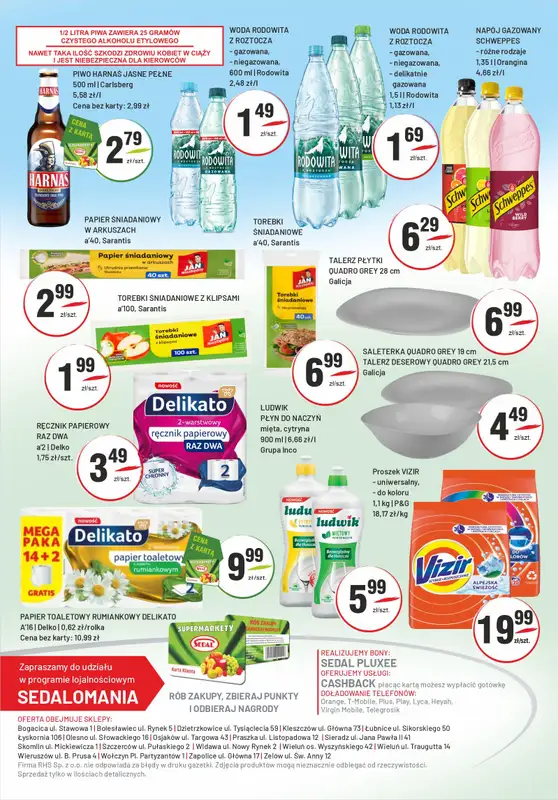 Sedal - gazetka promocyjna Gazetka od środy 03.09 do soboty 13.09 - strona 4