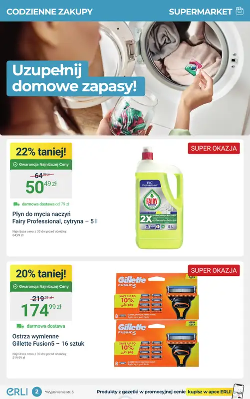 Erli - gazetka promocyjna Codzienne zakupy taniej z ERLI! od środy 03.09 do niedzieli 14.09 - strona 2