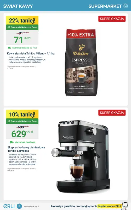 Erli - gazetka promocyjna Codzienne zakupy taniej z ERLI! od środy 03.09 do niedzieli 14.09 - strona 5