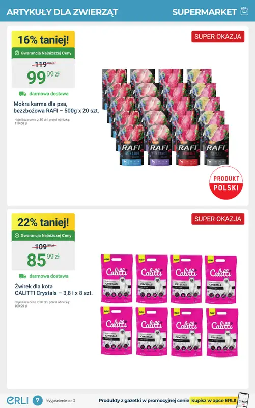Erli - gazetka promocyjna Codzienne zakupy taniej z ERLI! od środy 03.09 do niedzieli 14.09 - strona 7