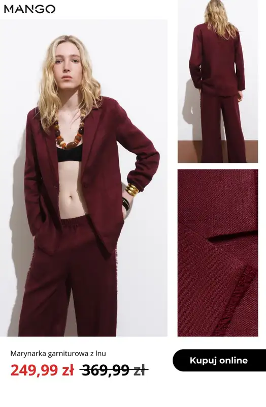 Mango - gazetka promocyjna Marynarki w supercenach od środy 03.09  - strona 7