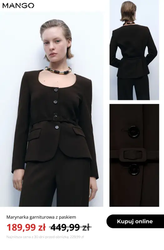 Mango - gazetka promocyjna Marynarki w supercenach od środy 03.09  - strona 4