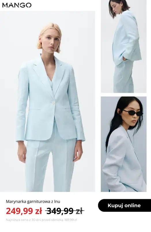 Mango - gazetka promocyjna Marynarki w supercenach od środy 03.09  - strona 6