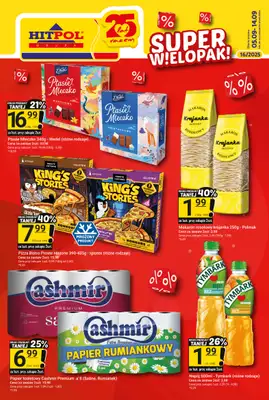 Hitpol - gazetka promocyjna Super OKAZJE! od piątku 05.09 do niedzieli 14.09