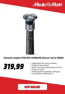 Media Markt - gazetka promocyjna Męskie golarki elektryczne w super cenach! od środy 03.09 do piątku 12.09 - strona 6 Media Markt - gazetka promocyjna Męskie golarki elektryczne w super cenach! od środy 03.09 do piątku 12.09 - strona 6