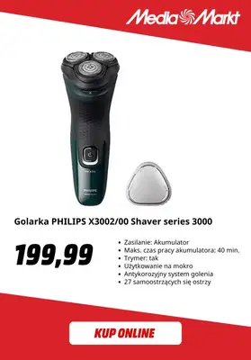 Media Markt - gazetka promocyjna Męskie golarki elektryczne w super cenach! od środy 03.09 do piątku 12.09 - strona 2 Media Markt - gazetka promocyjna Męskie golarki elektryczne w super cenach! od środy 03.09 do piątku 12.09 - strona 2